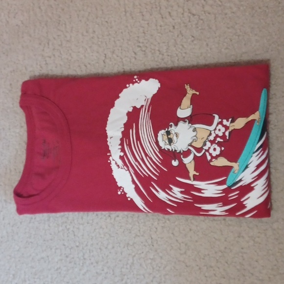 North Pole Trading Co. Red Santa Long Sleeve Top - Picture 9 of 9